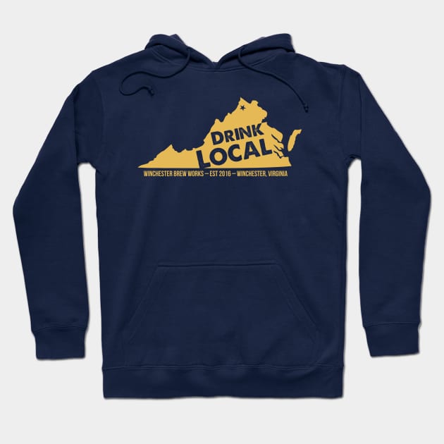 Drink Local VA Hoodie by Winchester Brew Works